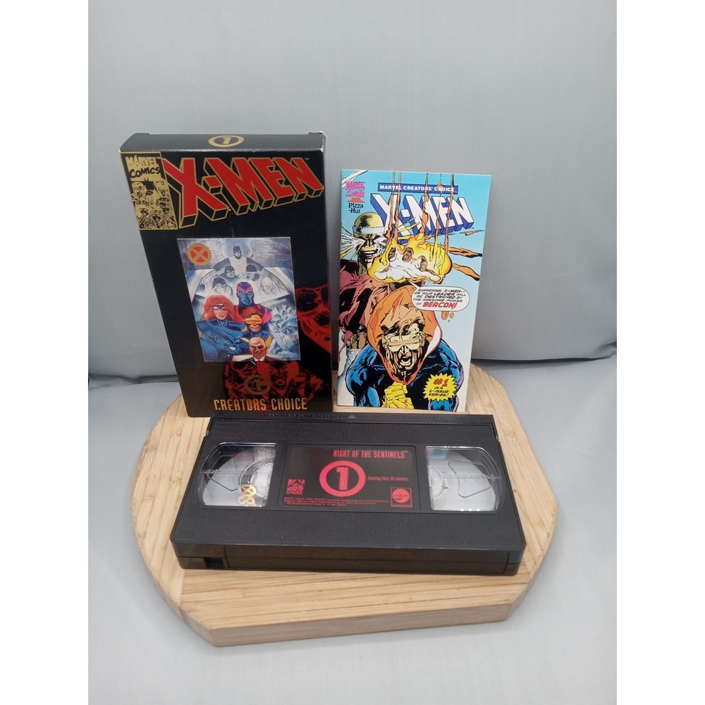 X-Men:‎ Creator's Choice (VHS, 1993, with Mini Comic) Marvel Comics, Saban